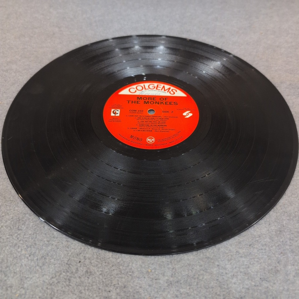 The Monkees More of the Monkees Vinyl LP Mono Colgems COM-102 1967 Vintage - Picture 4 of 4